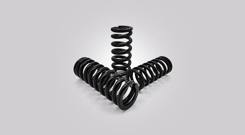 Image of a heavy-duty automotive coil spring