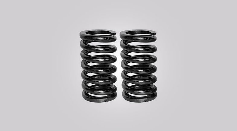 Image of a generic helical spring showing the coiled structure